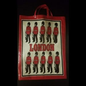 Vintage Tyson Productions England Oilcloth Tote